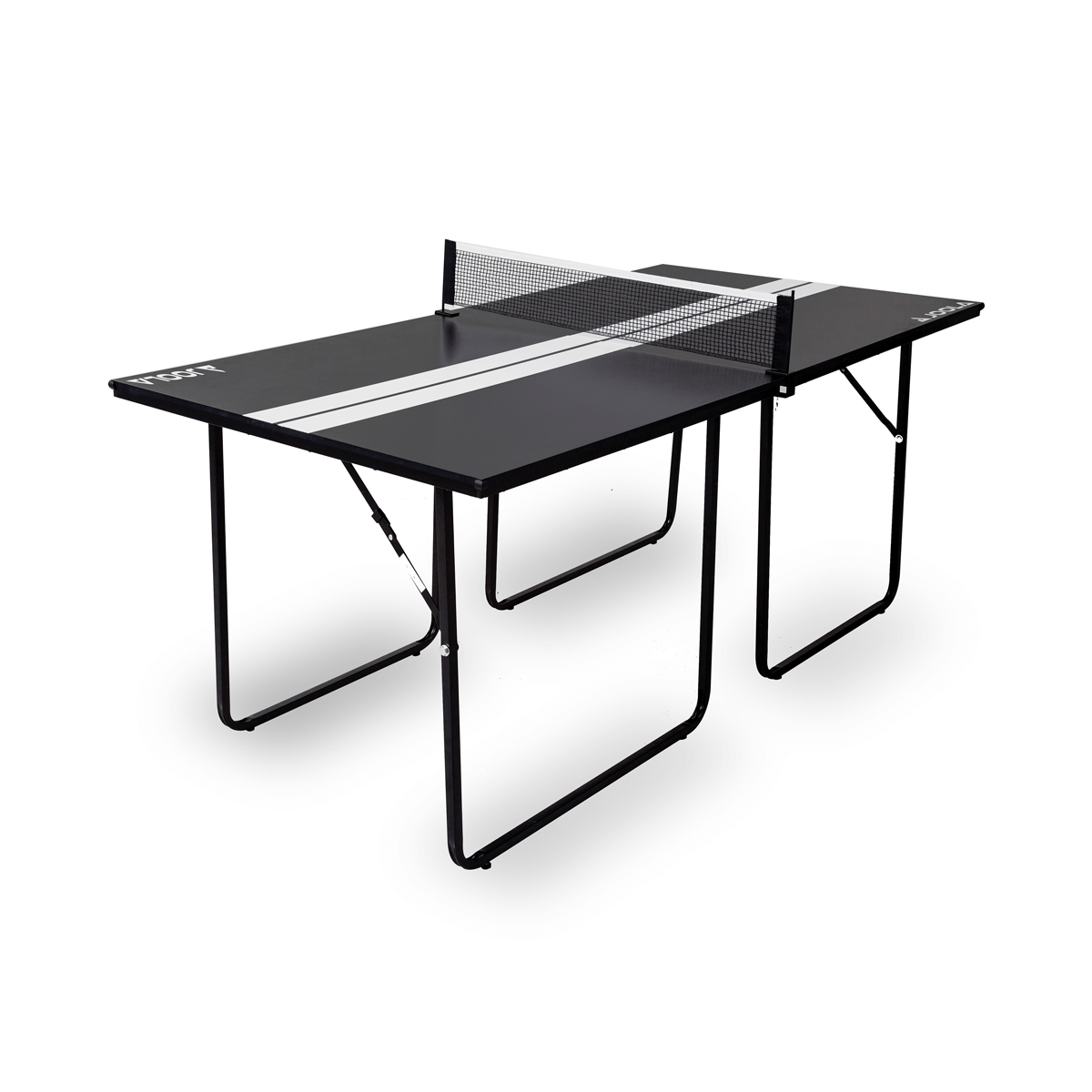 JOOLA Midsize Compact Table Tennis Table (Black)