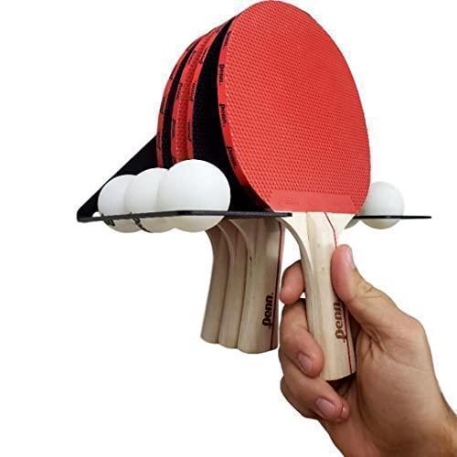 IRON AMERICAN Elite Ping Pong and Table Tennis Storage Rack
