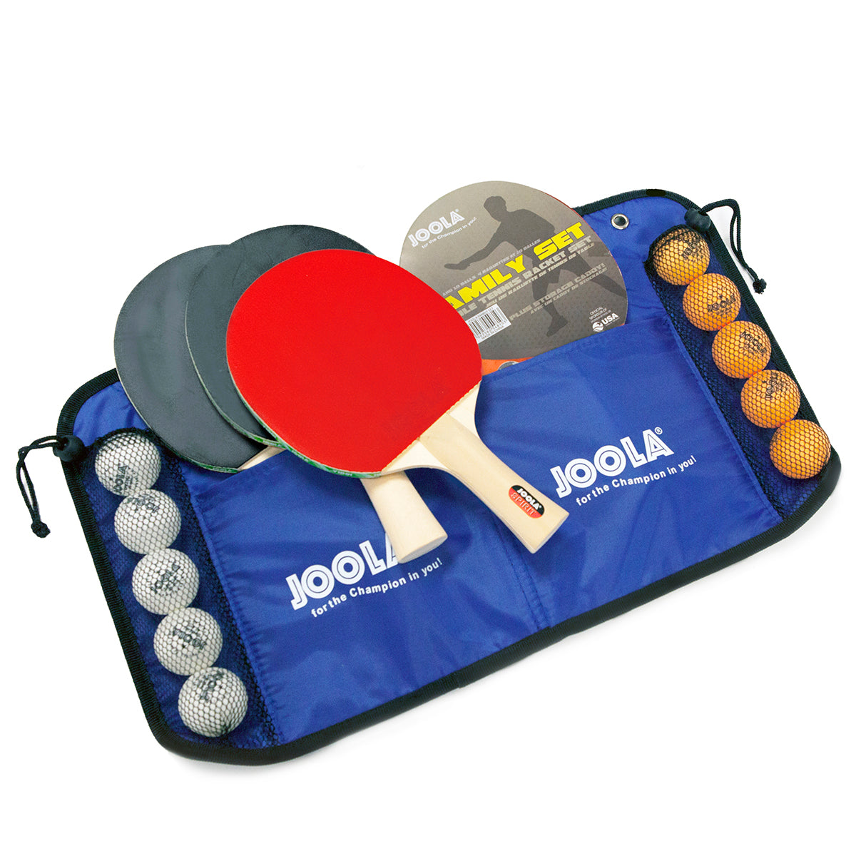 JOOLA Family Premium Table Tennis Bundle Set