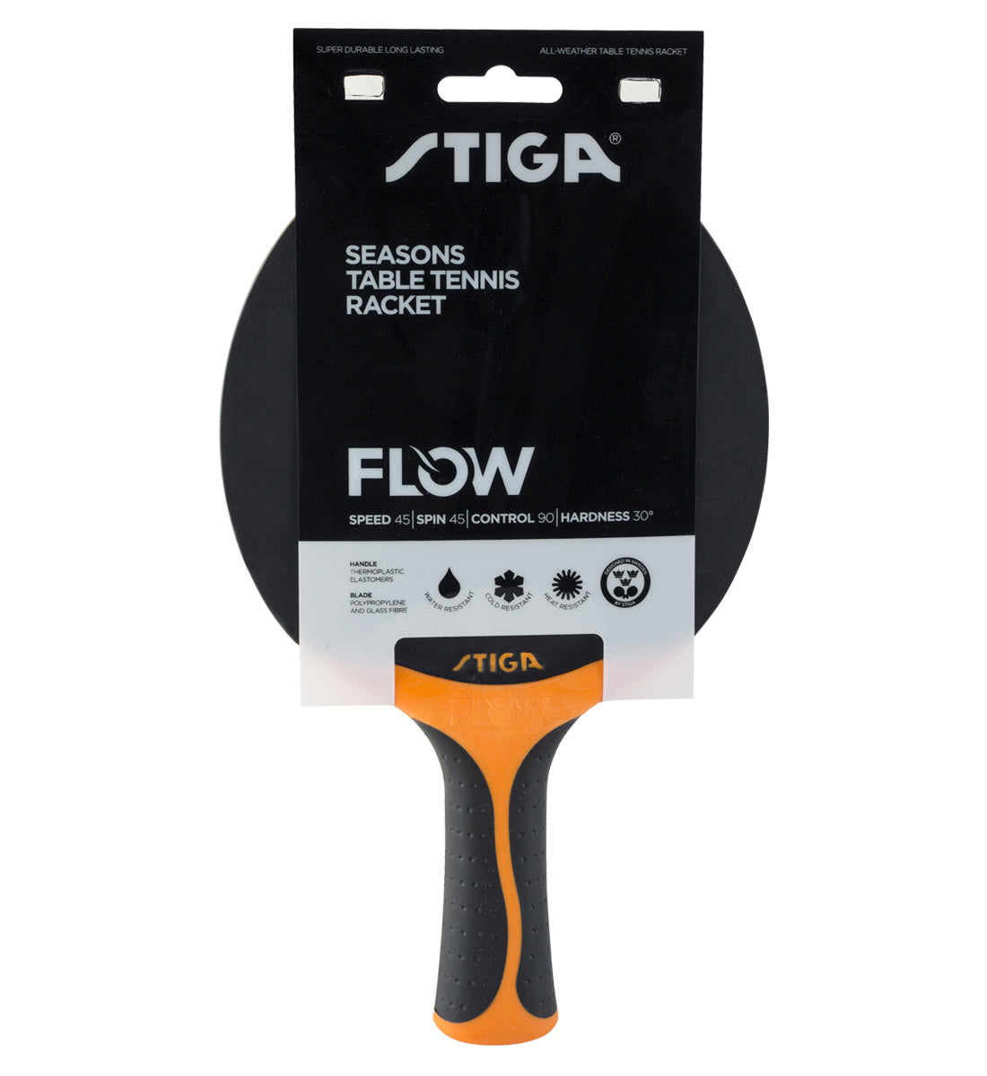 STIGA Seasons Flow Bat (Black/Orange)
