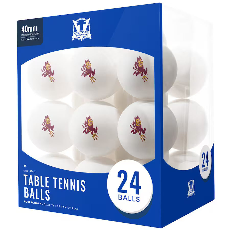 Arizona State Sun Devils 24-Pack Table Tennis Balls