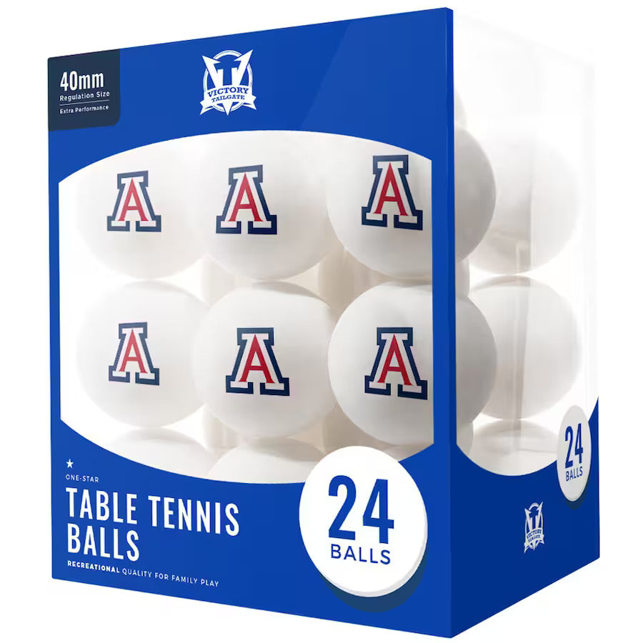 Arizona Wildcats 24-Pack Table Tennis Balls