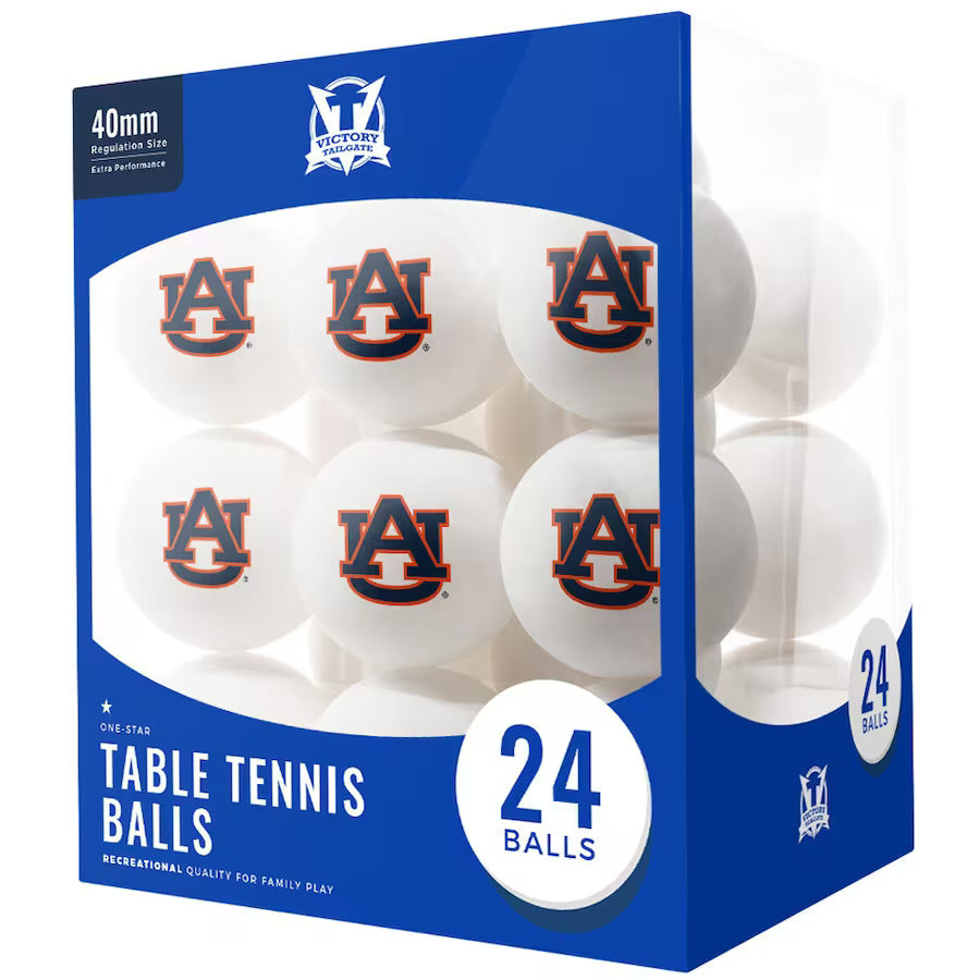 Auburn Tigers 24-Pack Table Tennis Balls