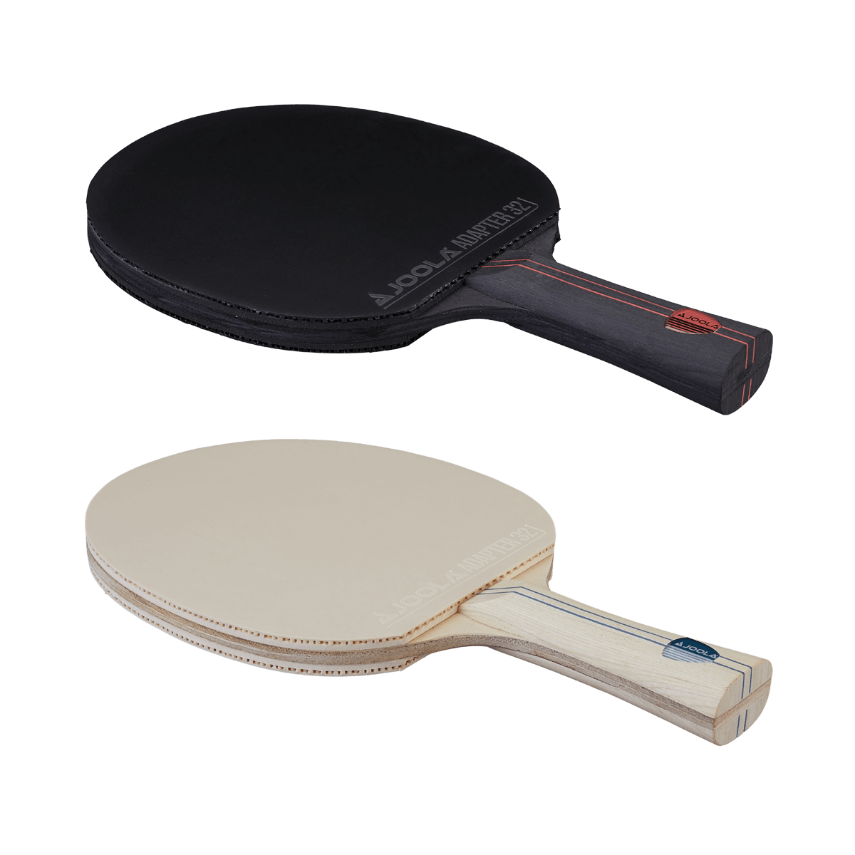 JOOLA Blizzard & Blackout - Competition Ping Pong Paddle Set