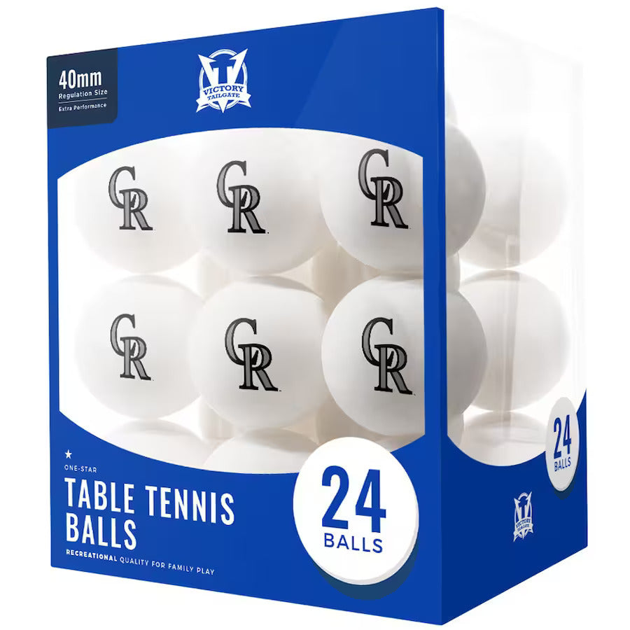 Colorado Rockies 24-Pack Table Tennis Balls