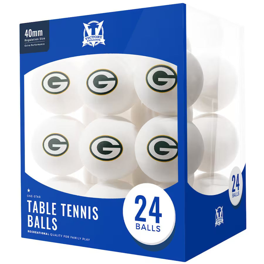 Green Bay Packers 24-Pack Table Tennis Balls