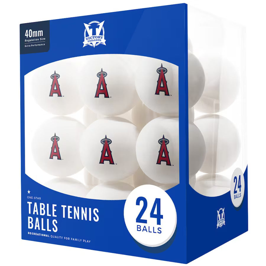 Los Angeles Angels 24-Pack Table Tennis Balls