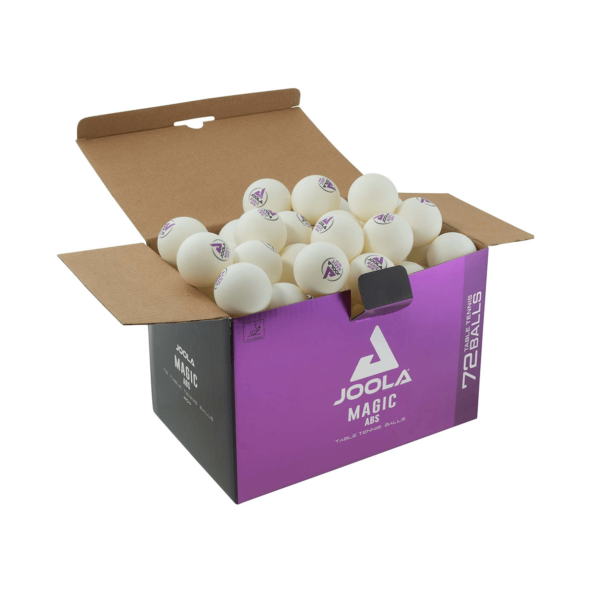 JOOLA Magic ABS 2-Star Training Table Tennis Balls (72 Pack)