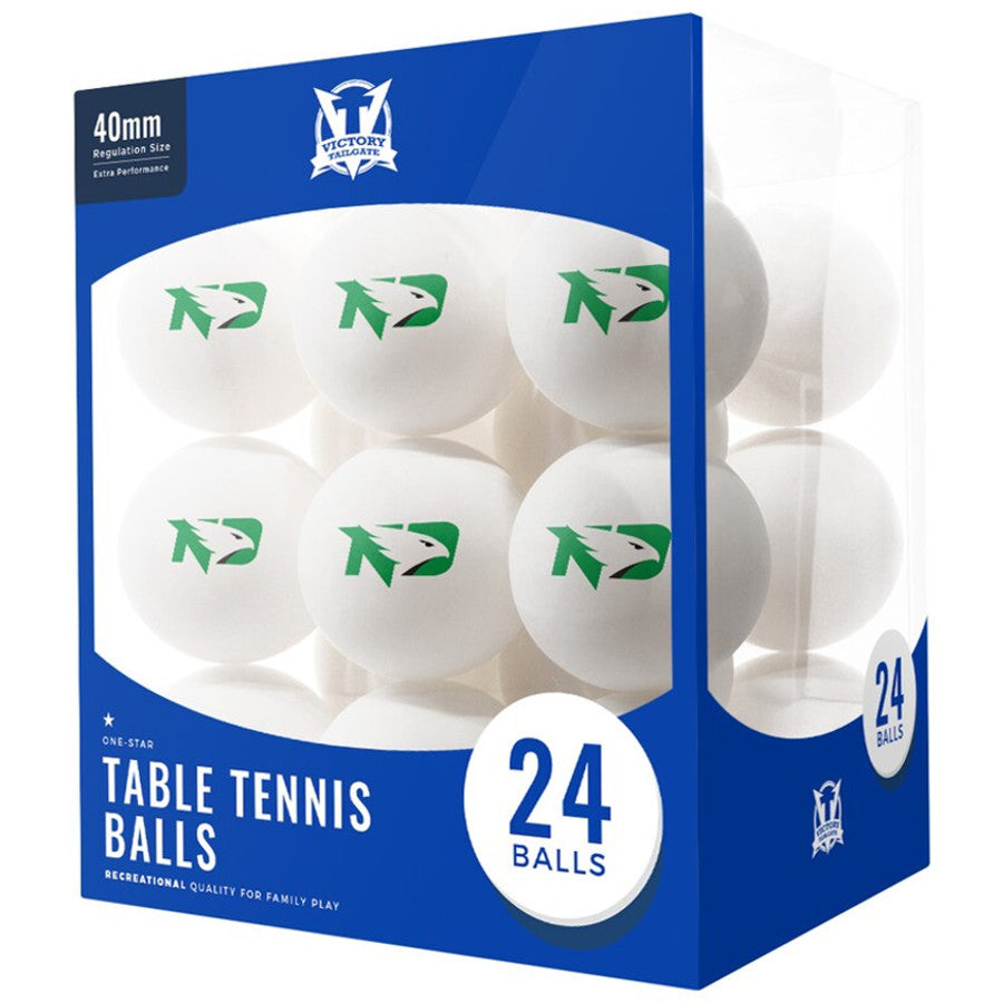 North Dakota Fighting Hawks 24-Pack Table Tennis Balls