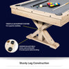 Freetime Fun 7ft. 3-in-1 Rockford Conversion Game Table
