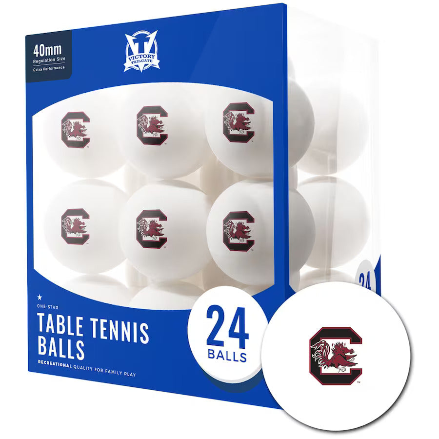 South Carolina Gamecocks 24-Pack Table Tennis Balls