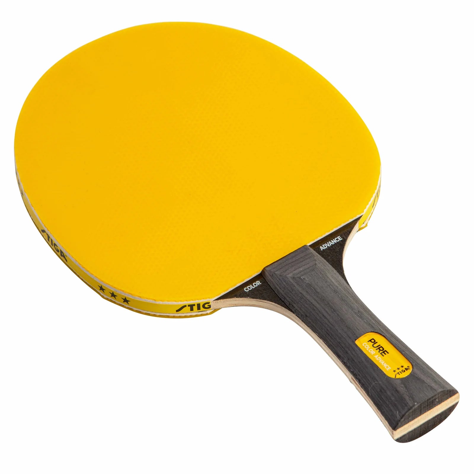 STIGA Pure Color Advance Table Tennis Racket (Yellow)