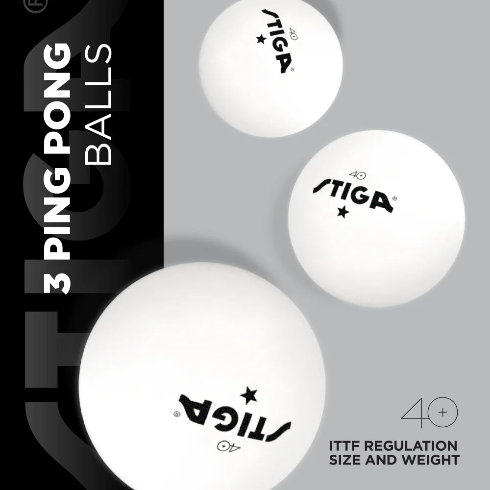 STIGA All-in-One Retractable Ping Pong Net Set (2023 Edition)