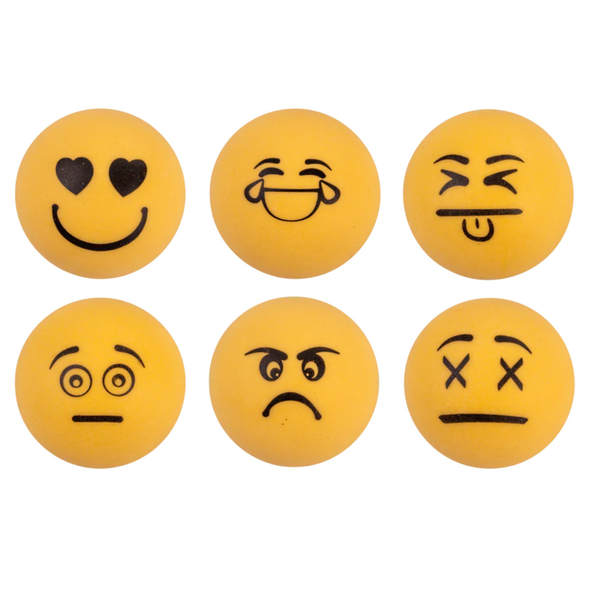 STIGA 1-Star Emoji Table Tennis Balls (6 Pack)