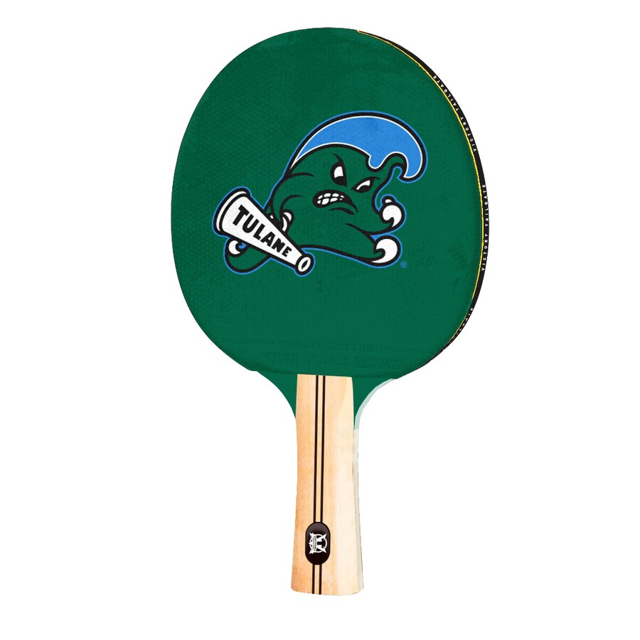 Tulane Green Wave Table Tennis Paddle